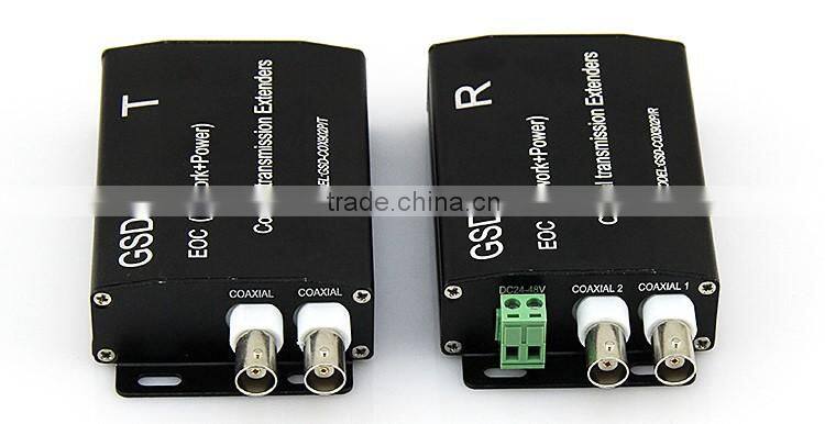 10/100M Ethernet over Coaxial Extender, 2 BNC+1 LAN (Slave) IP over Coaxial Extender Provider