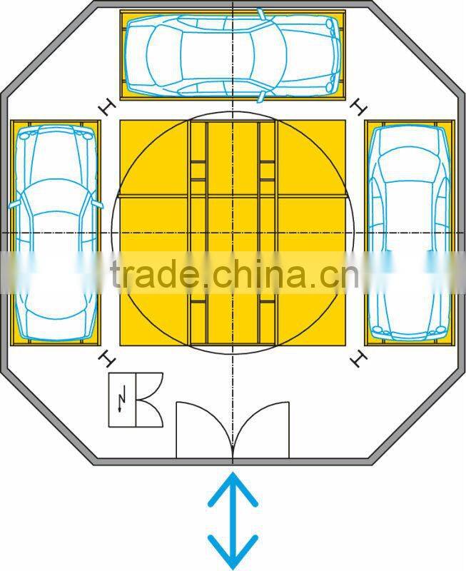 Automatic car display tower/ smart tower parking system