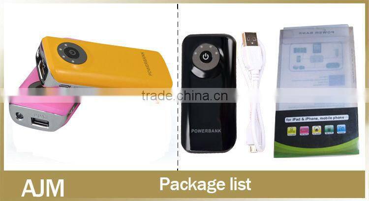 5200mah portable mobile power bank For Mobile Phone multi battery 18650 kit portable phone charger