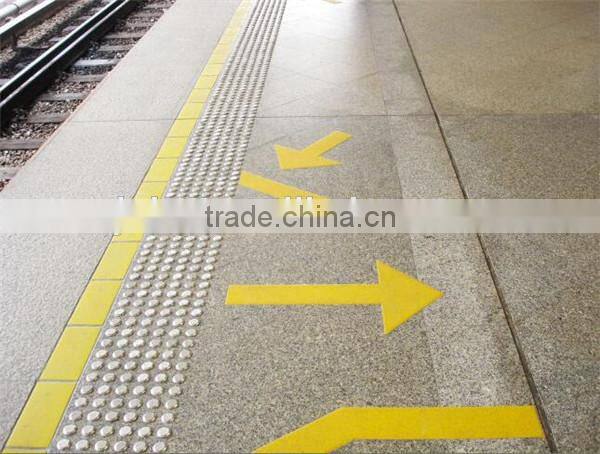 316 / 304 stainless steel antislip tactile tile indicator stud with circular surface for underground subway