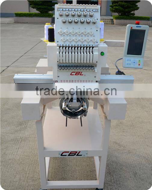 High speed cap, t-shirt and finish garment embroidery machine