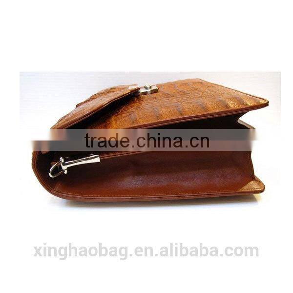 2014 Italian Style executive leather briefcase genuine leather briefcase genuine crocodile leather briefcase