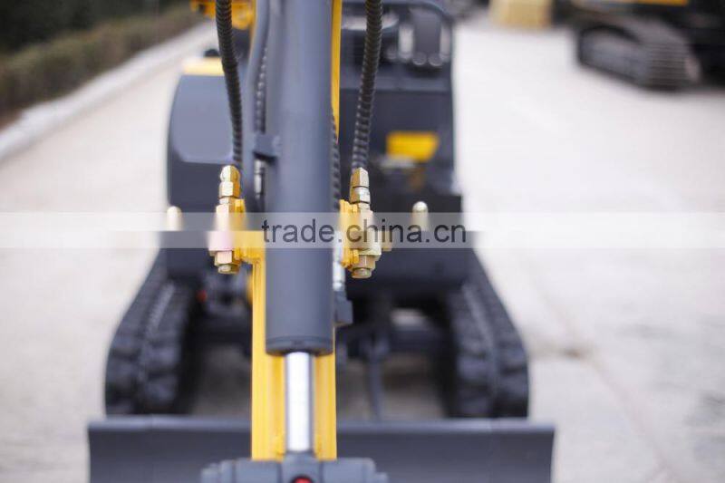 1.7ton zero swing mini excavator Tier III engine Rubber track bucket 400mm width Canopy or cabin