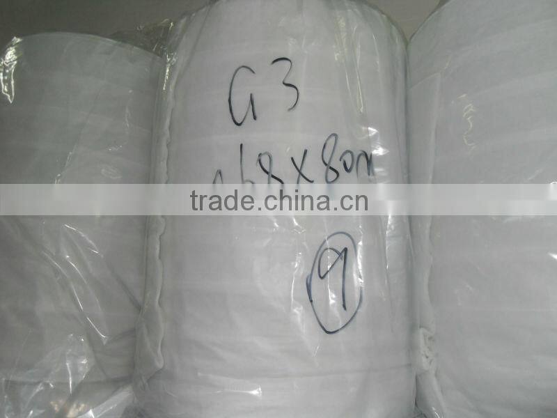 Ultrasonic stitched media/nonwoven pocket filter material (manufacturer)
