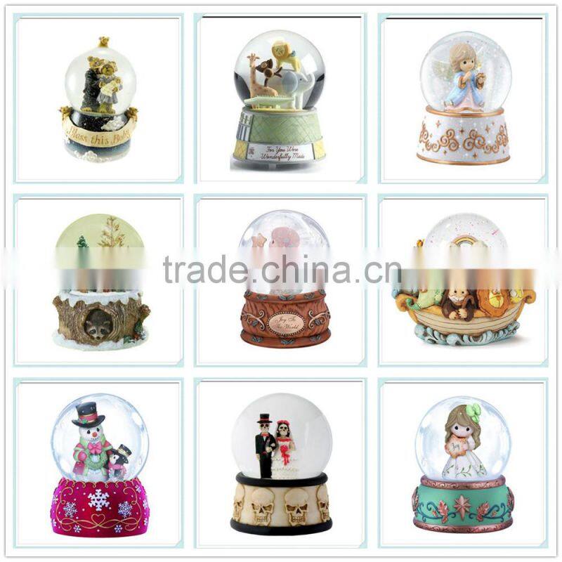Room Decor Resin animal Water globe Crystal Ball figurine craft