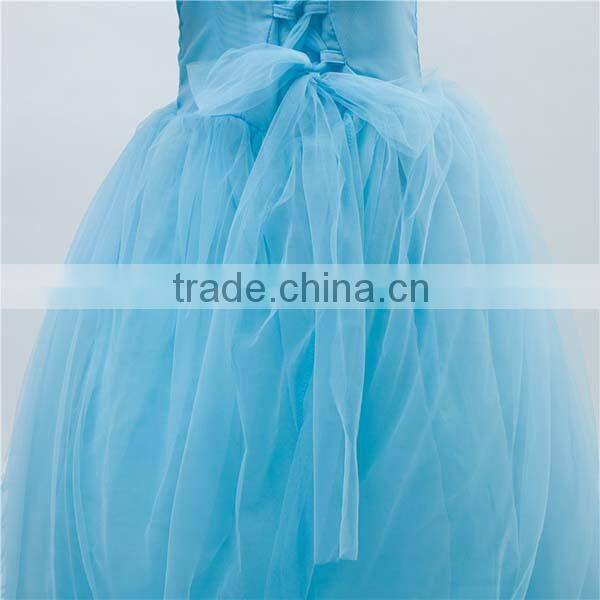 Pretty cinderella cosplay princess dress for 100-150 cm girls child fashion dress (Ulik-A0354)