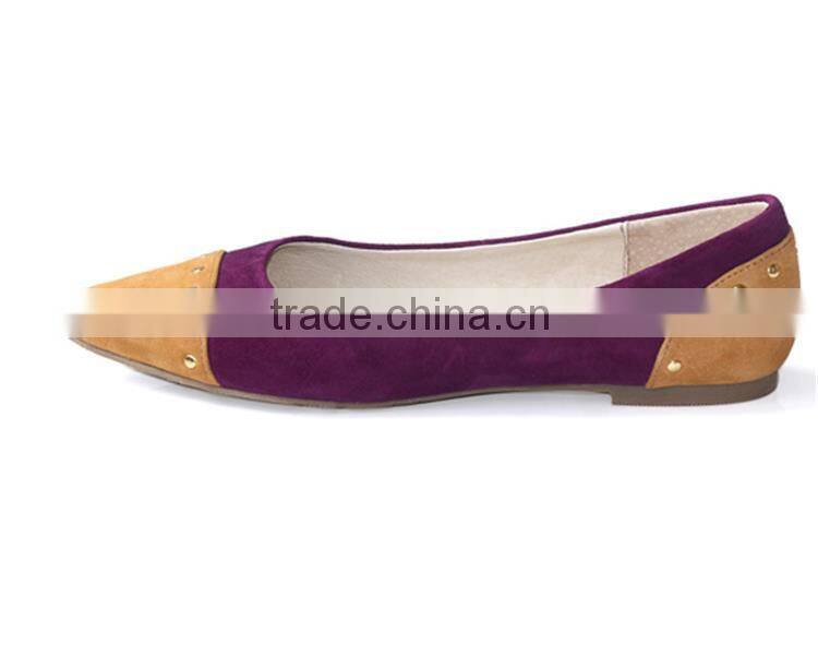 Hot selling flat shoes women 2015 pump shoes women 2016 with low price XT-DA0958