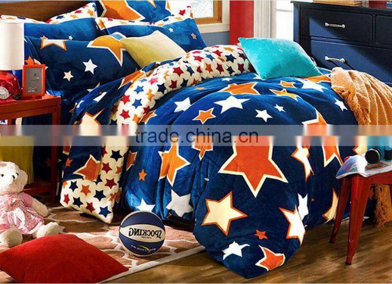 Kindergarten kids and baby stars bedding sets