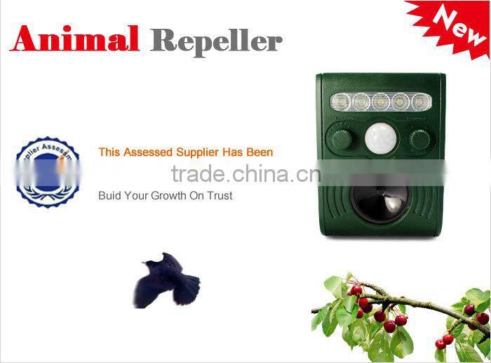 Shenzhen manufacturer pest control sonic solar animal repeller GH-191B