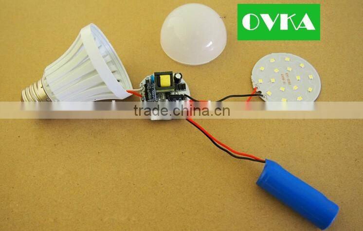 Rechargeable LED Emergency Bulb 5w to15w with E27/B22 base