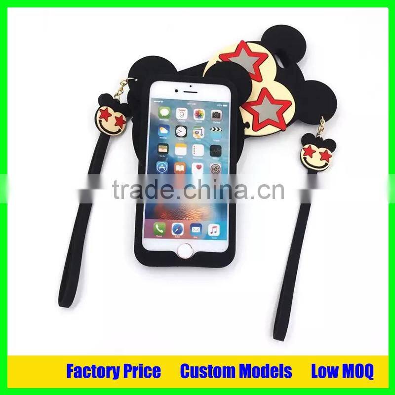 Black Silicone mobile 3d phone case cover for iphone 5s 5c 5 cell phone case cover back cover