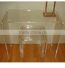 factory crystal acrylic table for writting driking