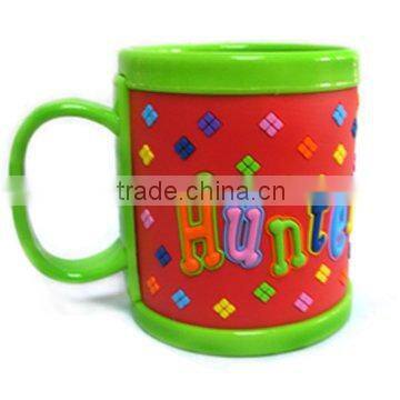 beautiful 3d soft pvc mug for gifts;home decoration