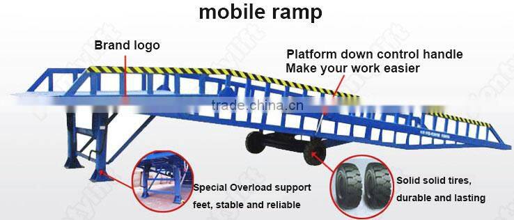 10 ton truck portable loading dock ramps mobile yard ramp