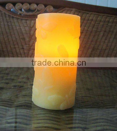 Lotus Pillar LED flameless candle