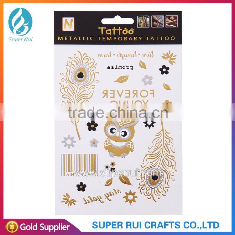 2015 Popular and Eco-friendly temporary tattoo stencils