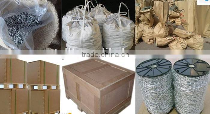 s316 s304 stainless steel welded lifting link chain with grab hook