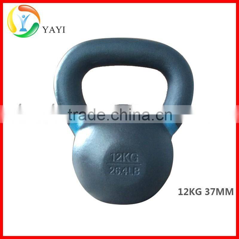 Weightlifting Black Cast Iron Competition Weight Kettlebell