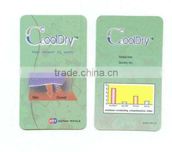 new fabric 50%cooldry 50%polyester mesh fabric for T-shirt