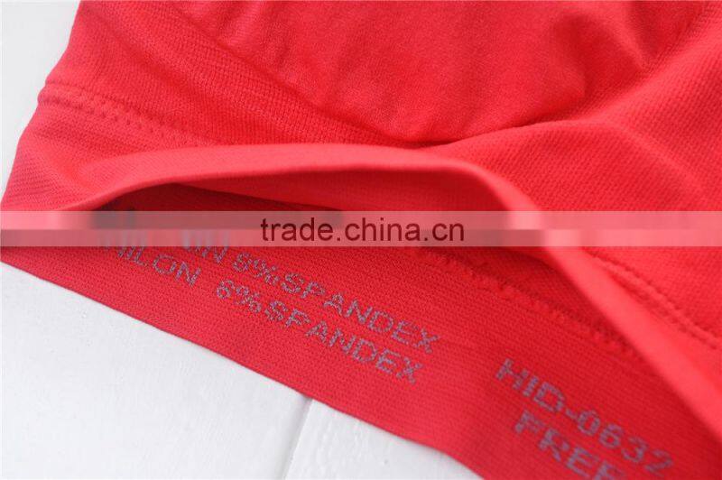 Women hot sale crop top seamless bra underwear with padded cup