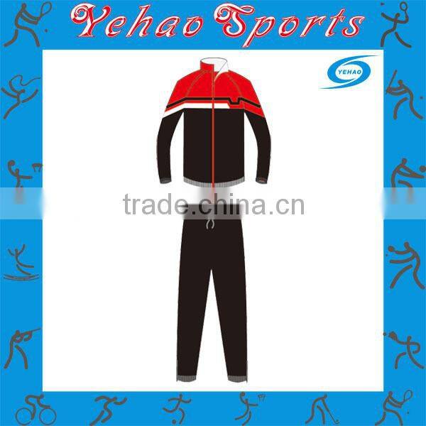 good looking track suits with sublimation sportswear from guangzhou