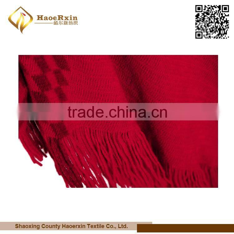 Hot Sale Low Price Custom Acrylic Knit Hilltop Shawls