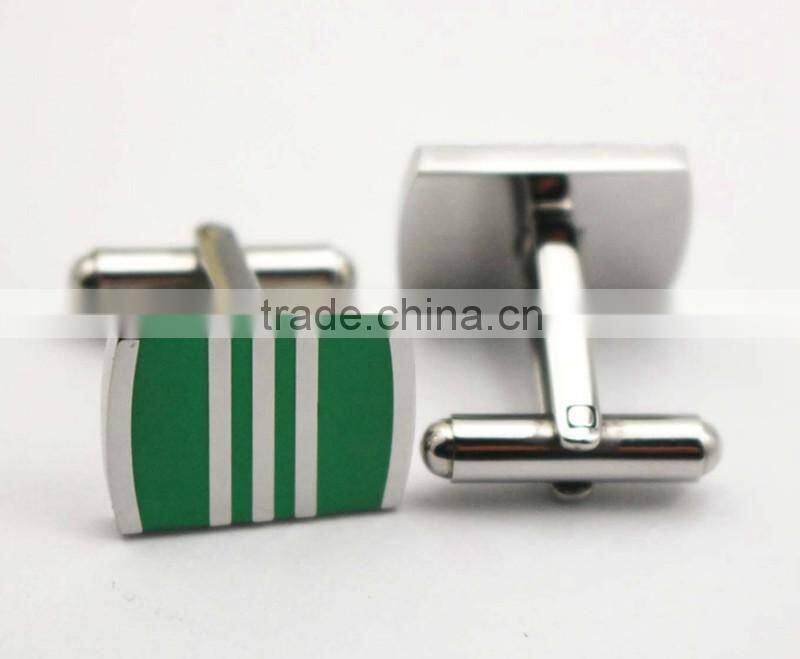 China Manufacturer 2016 Fashion Stainless Steel Shirts Cufflink