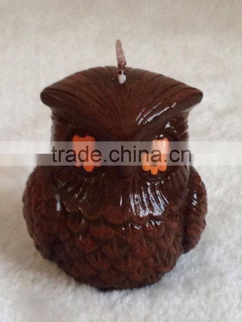 Decoration hot sale owl candle WhatsApp:0086 15097479316