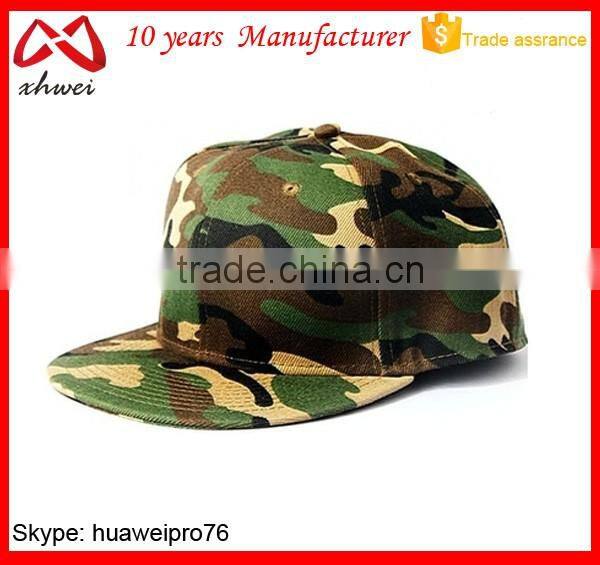 Camo Snapback Caps Wholesale Custom Snapback Hats Cheap Headwear Factory