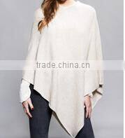 fash worm wool poncho for women