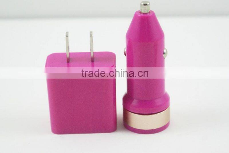 High quality Multi-function travel set USB Wall Adapter charger + USB car charger for iphone 5 5s 5c 6 6 plus charger cable