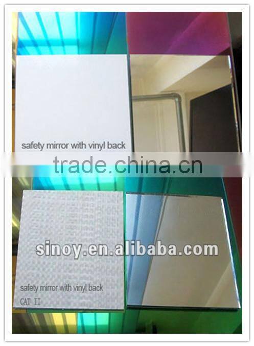 High quality factory sells tempered glass dining table with painted Viny 1 4mm