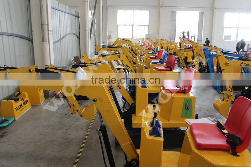 hot sale 360/180 degree rotation Adult and children coin operated kids rides excavator for amusement