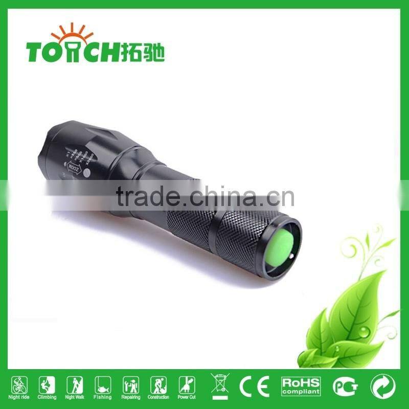 classic lights led E17 Zoomable LED Torch light XM-L T6 waterproof 5 modes long-range led Flashlight