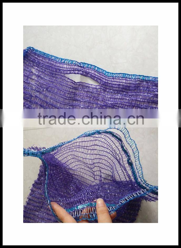 China manufacture pp raschel mesh bag for potato onion