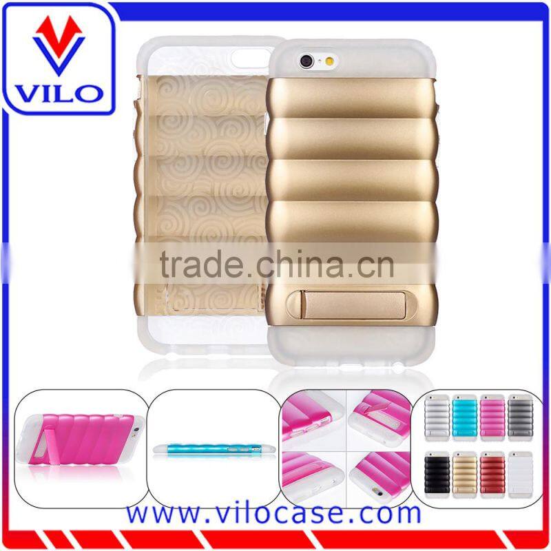 Utra slim kickstand tpu case for iphone 6s