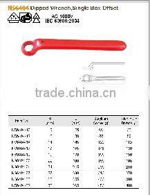 High quality Insulated Non Spark Single Box Offset Wrench; Die forged; VDE Certificate;China Manufacturer;OEM service; AC 1000V