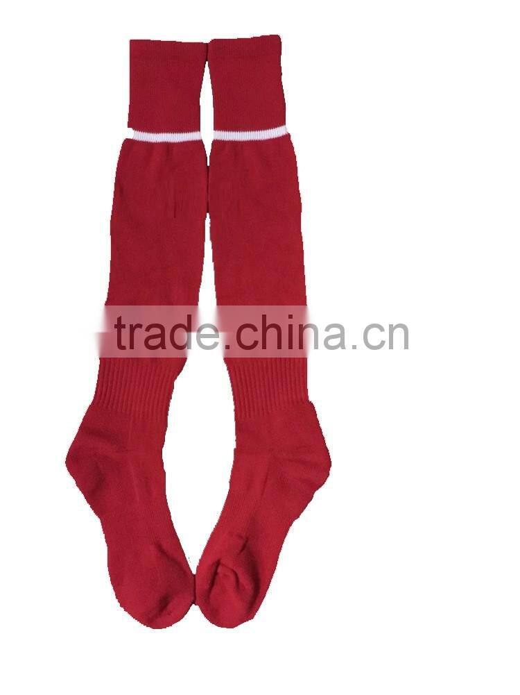 low MOQ wholesale high quality soccer socks