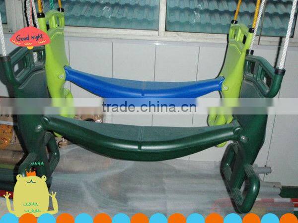 Garden Plastic Glider Swing Seat with Rope