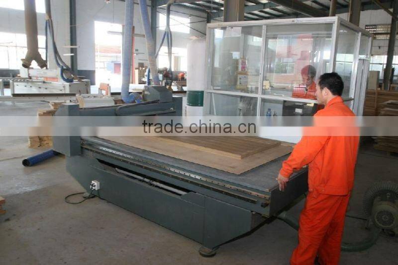 Office wood door with glass(CF-W018-1)