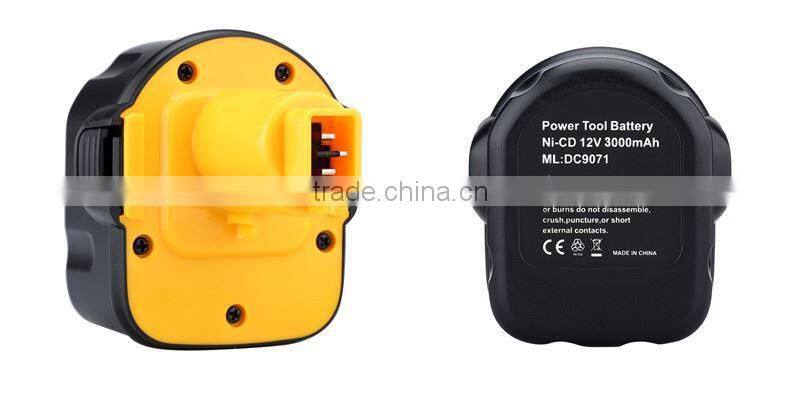 rechargeable battery for DC DW Series Power tool battery For Dewalt 3ah battery pack 12V for DW976K DW977B