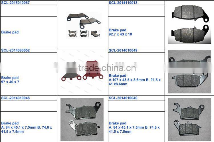 SCL-2014090083 accessories motorcycle disc brake system for brake pad