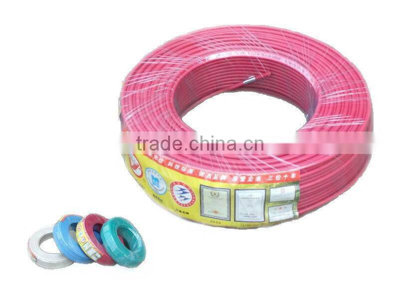 PVC insulated Copper wire electrical cable wire