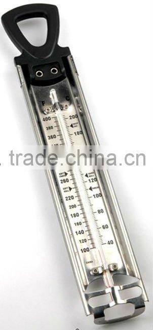 stainless steel Candy Thermometer, Candy/deep fry thermometer, Chocolate Thermometer with clip