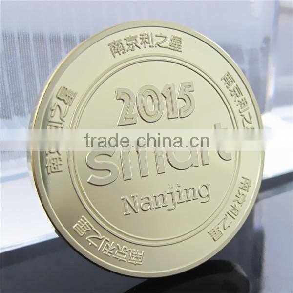 Coin Blanks for Game / Pure Brass Metal Coin / Embossed Number Token Coin