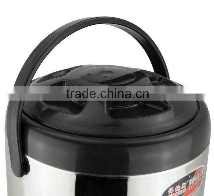 Keep Warm Stainless Steel Insulated Milk Tea Bucket with Faucet