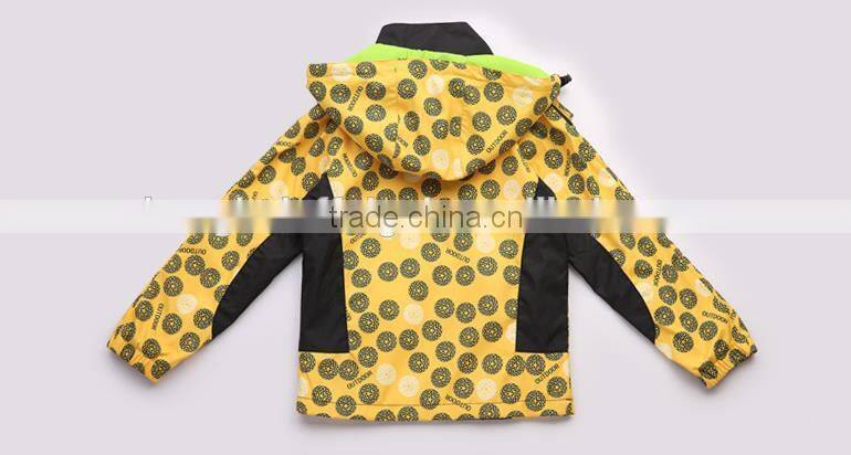 children fashion outdoor waterproof sport jacket