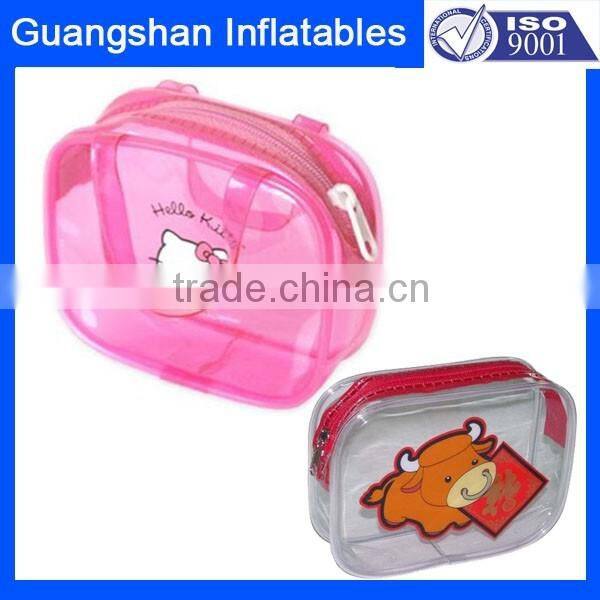 PVC clear vinyl pvc zipper bags