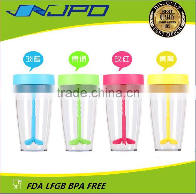 450ml Sealable FDA/CE/LFGB Certification Automatic Shaker Joyshaker Bottle