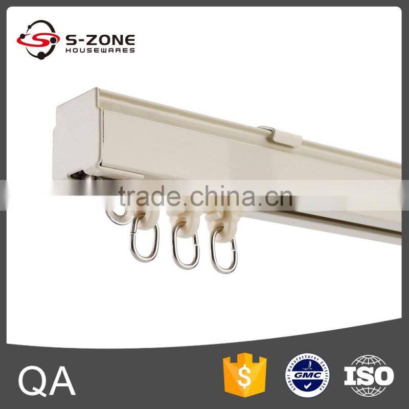 best quality in China aluminum alloy curtain track with curtain rail ceiling